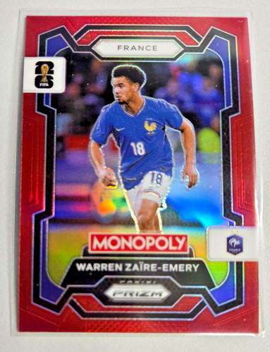 Warren Zaire-Emery 2026 Panini Prizm World Cup Rosso /11