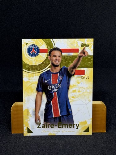 Warren Zaire Emery 2024 Topps PSG Exhibition /50