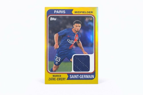 Warren Zaire-Emery 2023 Topps PSG Team Set 37/50