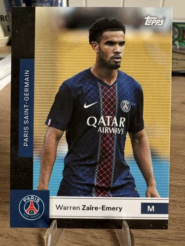 Warren Zaire Emery 2025 Topps PSG Team Set 9