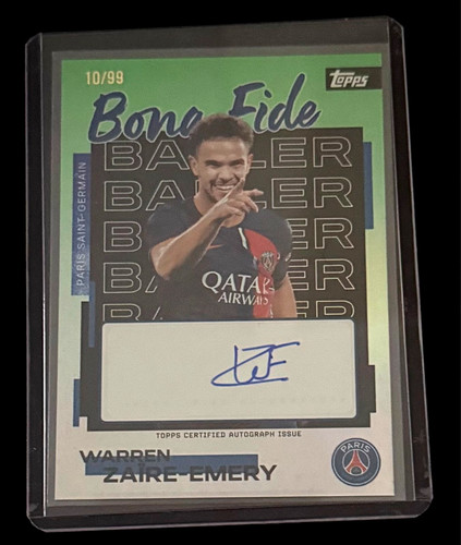 Warren Zaire-Emery 2025 Topps PSG Team Set /99