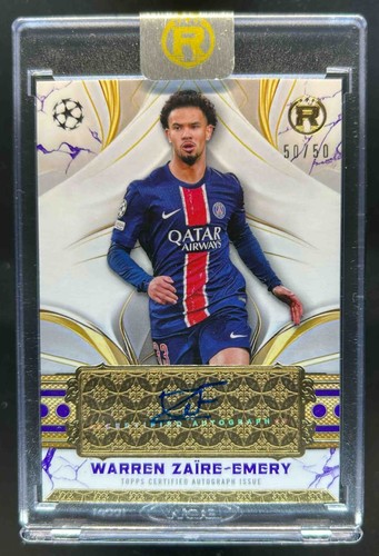 Warren Zaire-Emery 2024 Topps Reverence UEFA Viola /50