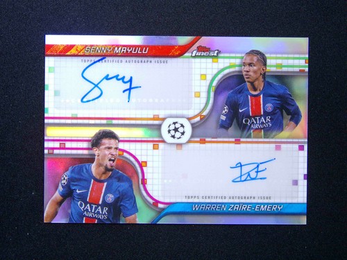 Warren Zaire Emery / Senny Mayulu 2024 Topps Finest