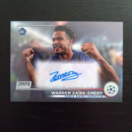 Warren Zaire Emery 2022 Topps Stadium Chrome