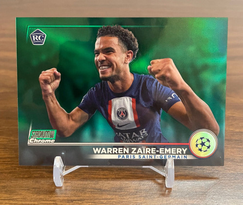 Warren Zaire-Emery 2022 Topps Stadium Club Cromo Verde /99