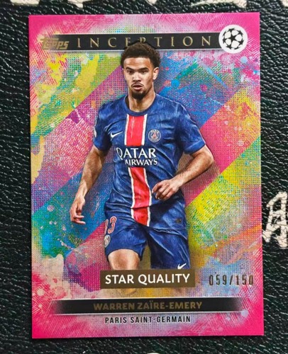 Warren Zaire-Emery 2024 Topps Inception UCC Magenta Foil /150