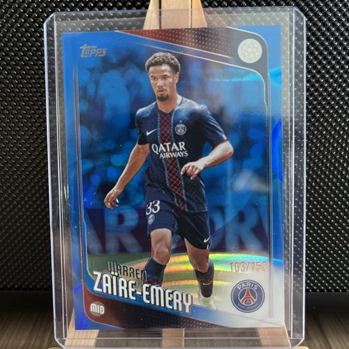 Warren Zaire-Emery 2025 Topps UCC Flagship Blue /150