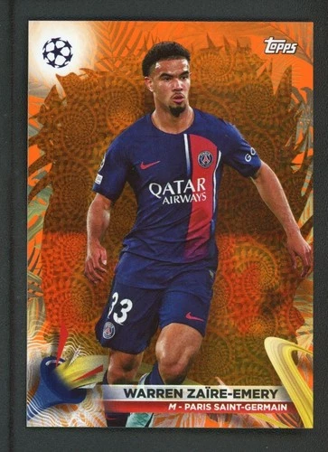 Warren Zaire-Emery 2024 Topps UEFA Champions League 16/25