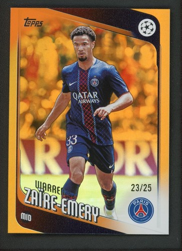 Warren Zaire Emery 2026 Topps UEFA Champions League 23/25