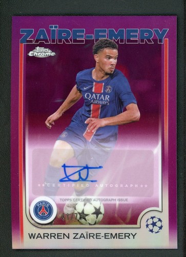 Warren Zaire Emery 2025 Topps UEFA Champions League 41/75