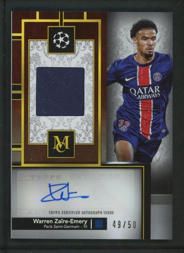 Warren Zaire-Emery 2025 Topps UEFA Champions League 49/50
