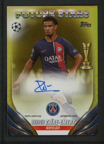 Warren Zaire Emery 2024 Topps UEFA Champions League /50
