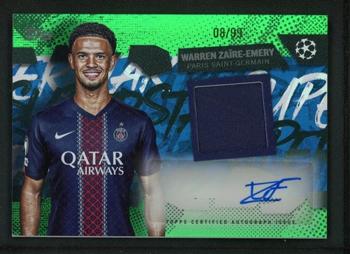 Warren Zaire Emery 2026 Topps UEFA Champions League /99