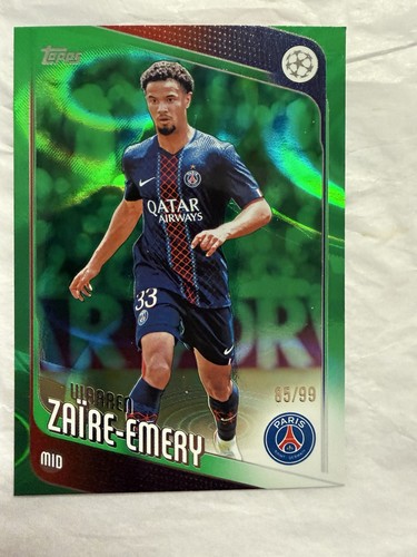 Warren Zaire Emery 2026 Topps UEFA Champions League /99