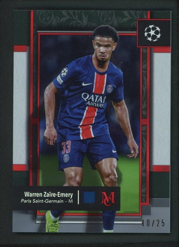 Warren Zaire-Emery 2025 Topps UEFA Champions League Collezione Museo /25
