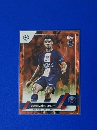 Warren Zaire-Emery 2023 Topps UEFA Club Competitions Inferno Foil