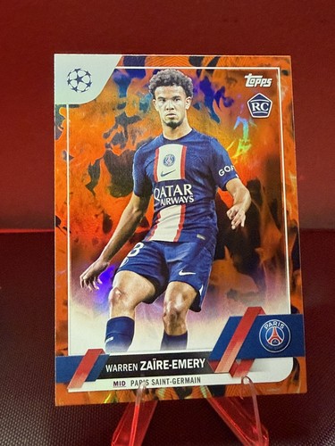 Warren Zaire-Emery 2022 Topps UEFA Club Competitions Inferno Foil
