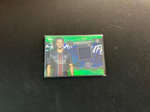 Warren Zaire-Emery 2025 Topps UEFA Club Soccer Green /99