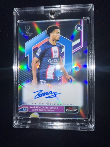 Warren Zaire Emery 2022 Topps UEFA Finest