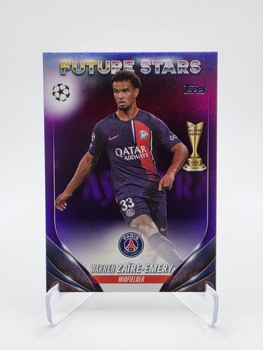 Warren Zaire Emery 2023 Topps UEFA Purple Foil /299