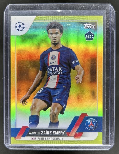 Warren Zaire-Emery 2022 Topps UEFA Yellow /299