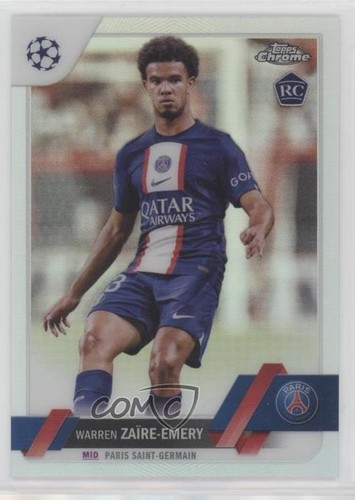 Warren Zaïre-Emery 2022 Panini Chrome UEFA Club Competitions Refractor