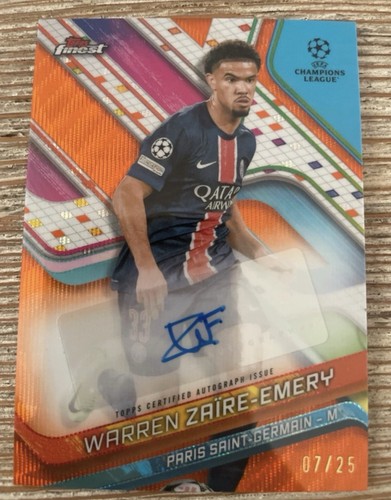 Warren Zaïre-Emery 2025 Topps Finest /25