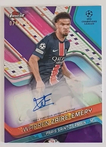 Warren Zaïre-Emery 2024 Topps Finest /299
