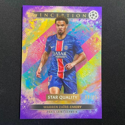 Warren Zaïre-Emery 2024 Topps Inception Star Qualità Viola /25