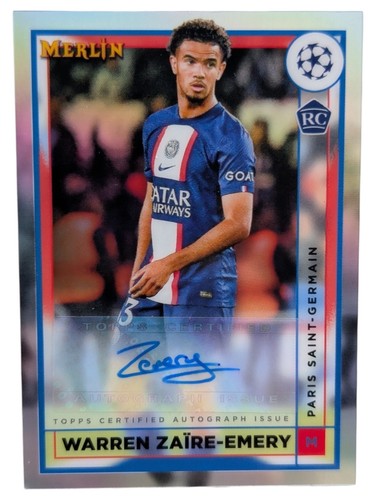 Warren Zaïre-Emery 2022 Topps Merlin Chrome