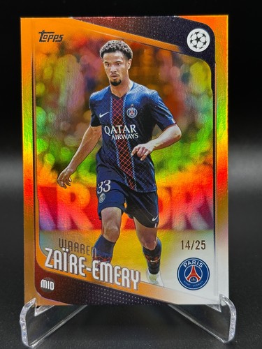 Warren Zaïre-Emery 2025 Topps UCC Flagship Orange /25