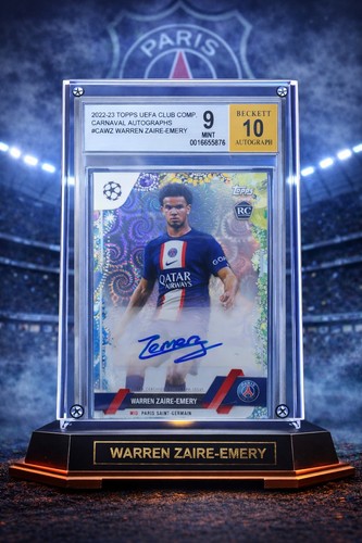Warren Zaïre-Emery 2022 Topps UEFA Carnaval /10