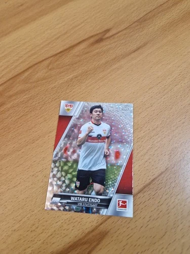 Wataru Endo 2021 Topps Bundesliga Flagship Sparkle Foil