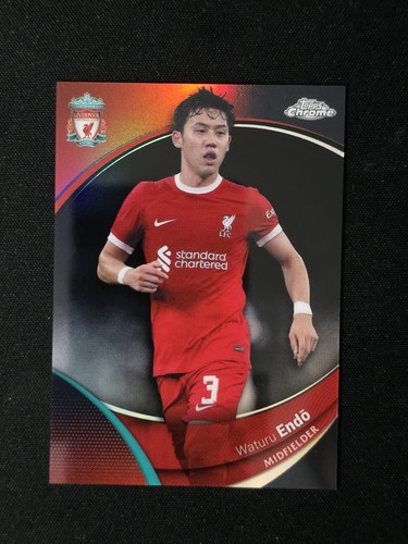 Wataru Endo 2023 Topps Chrome Black Refractor /10