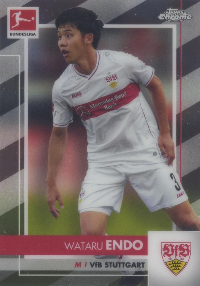 Wataru Endo 2020 Topps Chrome Bundesliga 94