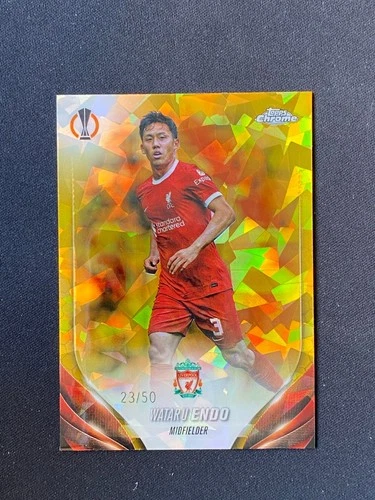 Wataru Endo 2023 Topps Chrome Sapphire Gold 23/50