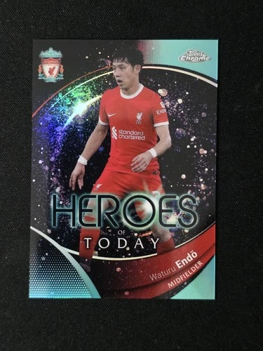 Wataru Endo 2023 Topps Chrome Teal /99