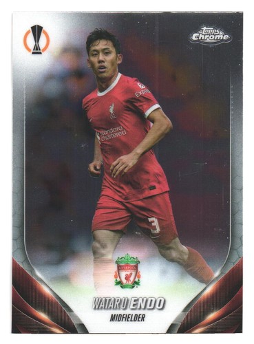 Wataru Endo 2023 Topps Cromo UEFA UCC UCL