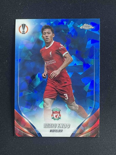 Wataru Endo 2024 Topps Cromo Zafiro UEFA Sapphire
