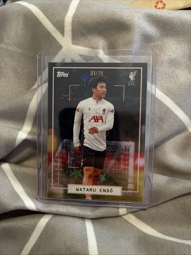 Wataru Endo 2025 Topps Focus /75