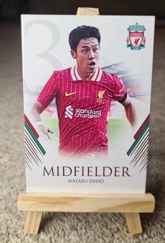 Wataru Endo 2024 Futera Liverpool FC Club Live /96