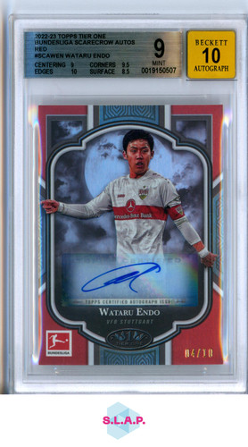 Wataru Endo 2023 Topps Tier One Red