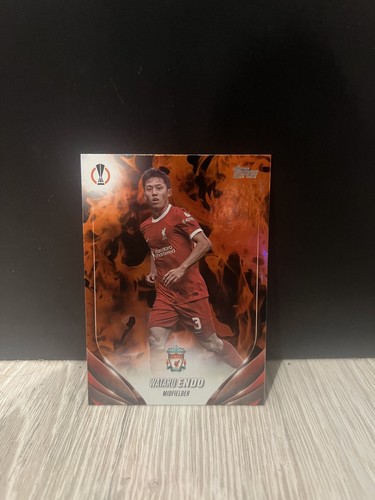 Wataru Endo 2023 Topps UEFA UCC Flagship Inferno