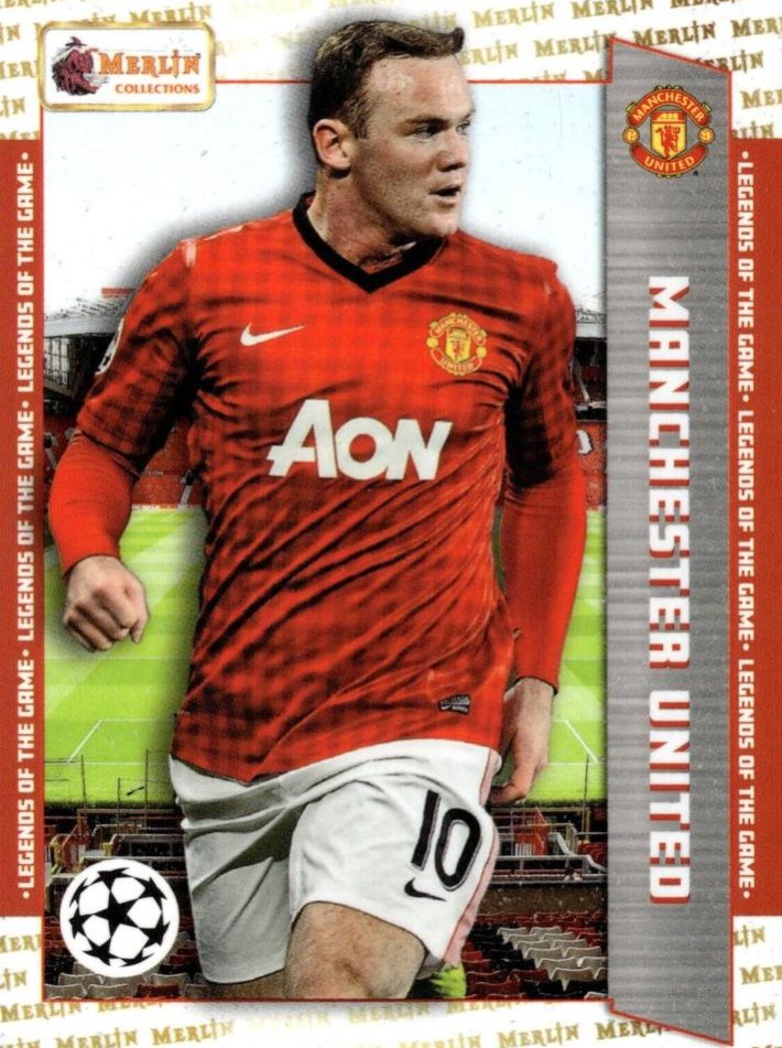Wayne Rooney 2023 Topps Merlin Heritage UEFA Club Competitions