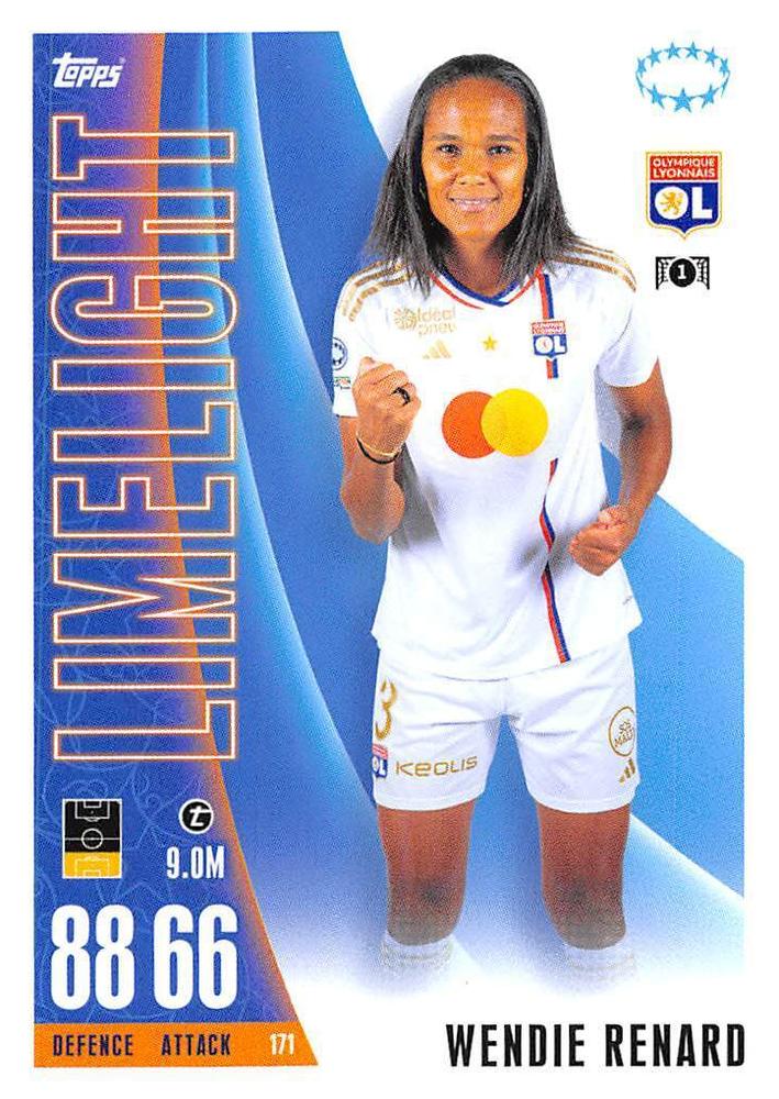 Wendie Renard 2023 Topps Match Attax UEFA Club Competitions Extra
