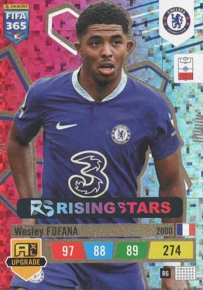 Wesley Fofana 2023 Panini Adrenalyn XL FIFA 365 Upgrade