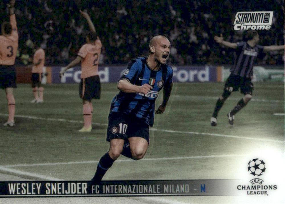 Wesley Sneijder 2020 Topps Stadium Club Chrome UEFA 96