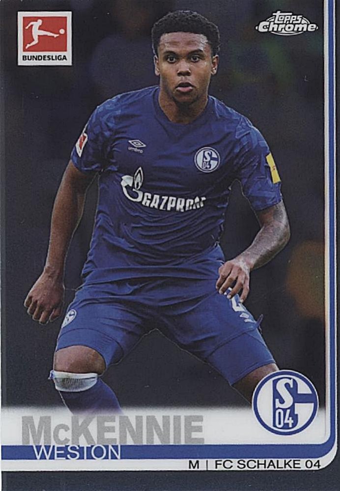 Weston McKennie 2019 Topps Chrome Bundesliga 66
