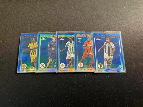 Weston McKennie 2024 Topps Chrome UEFA Bleu /150