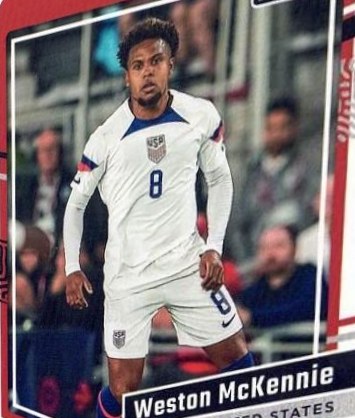 Weston McKennie 2023 Panini Donruss